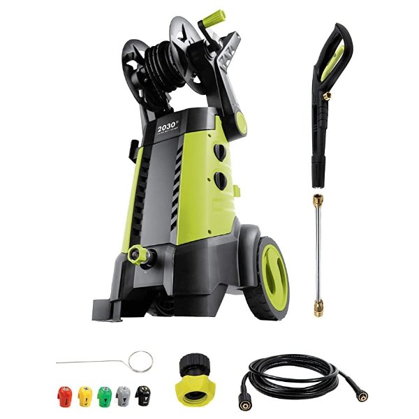 SPX3001 2030 PSI 1.76 GPM 14.5 AMP Electric Pressure Washer with Hose Reel, Green