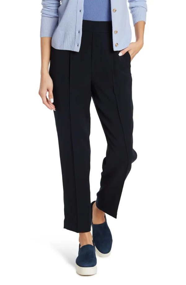 Tapered Pull-On Pants