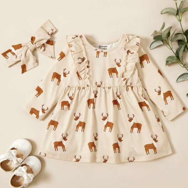 Baby Girl Elk Sweet Dress