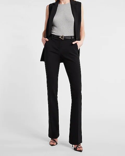 Mid Rise Supersoft Twill Barely Boot Columnist Pant