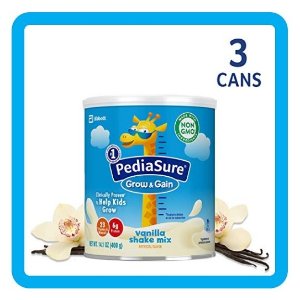 PediaSure 雅培小安素助成长营养乳饮，400克/罐*3