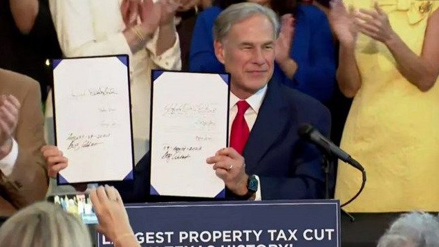 州长签了! 德州180亿美元房产税削减法案成真 