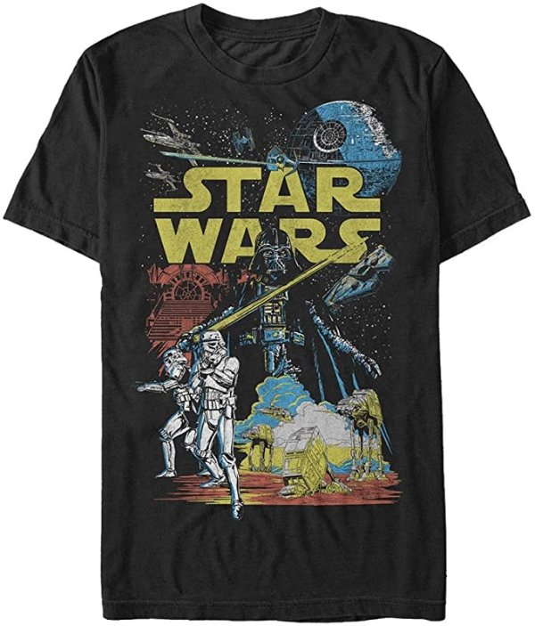 Wars Men's Rebel Classic Graphic T-Shirt