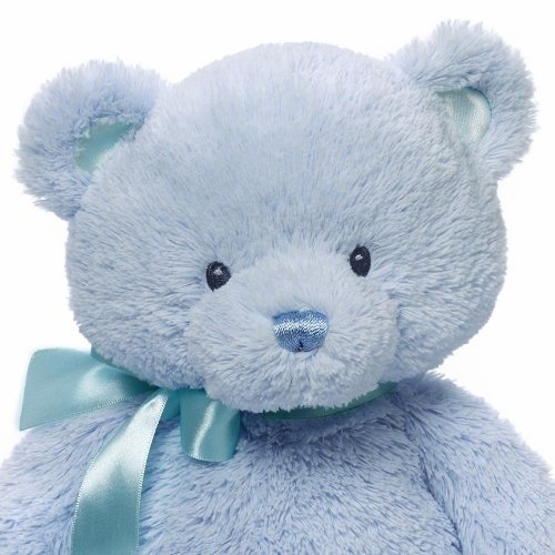Baby GUND My First Teddy Bear Stuffed Animal Plush, Blue, 15"