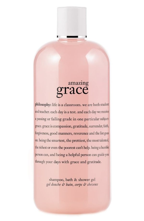 'amazing grace' shampoo, bath & shower gel