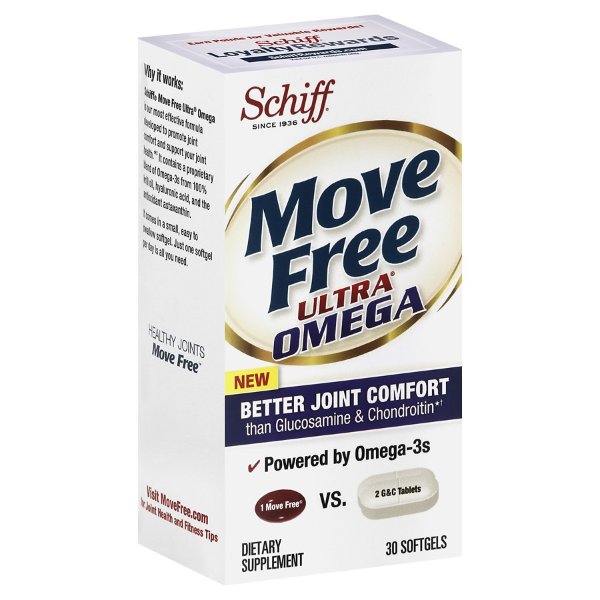 Move Free 维骨力 + 磷虾油Omega-3(紫瓶)