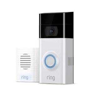 Ring Video Doorbell 2 + Ring Chime 智能门铃套装 翻新版