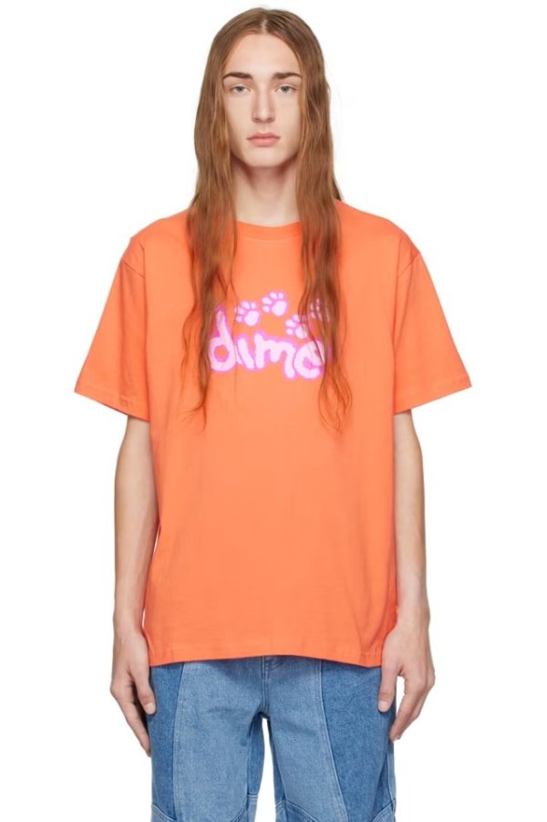 Orange Pawz T-Shirt