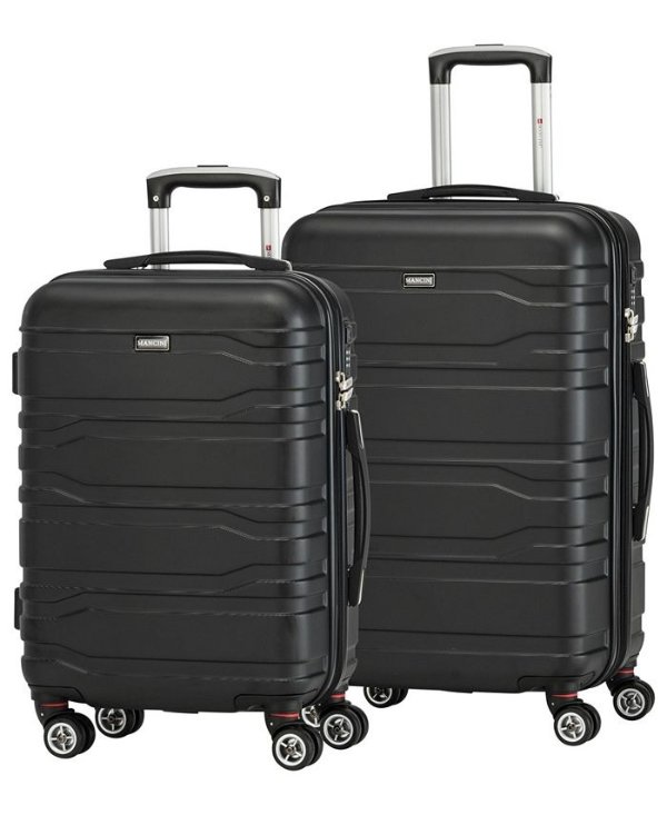 San Marino Collection Lightweight Spinner 2 Piece Luggage Set