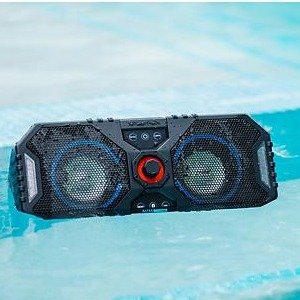 Black Friday Sale Live: Xpedition 4 Everything Proof Portable Waterproof Bluetooth Indoor/Outdoor Speaker with Multi-Colored LED Light Show, Stereo Linking, Dual 4" Speakers, Black - Sam's Club