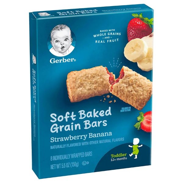 for Toddlers Cereal Bars Strawberry Banana