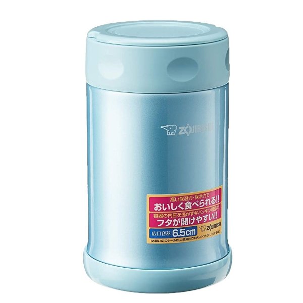 Stainless Steel Food Jar, 16.9-Ounce/0.5-Liter, Aqua Blue