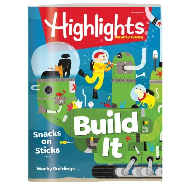 Highlights 儿童杂志六个月订阅