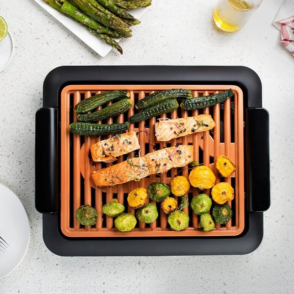 Smokeless Grill Indoor Grill Ultra Nonstick Electric Grill