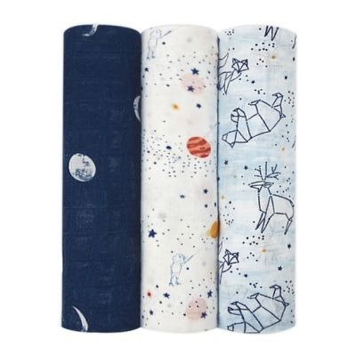 ® 3-Pack Silky Soft Swaddle Blankets
