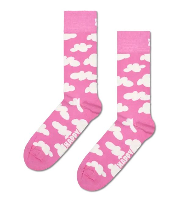 粉色云朵袜子