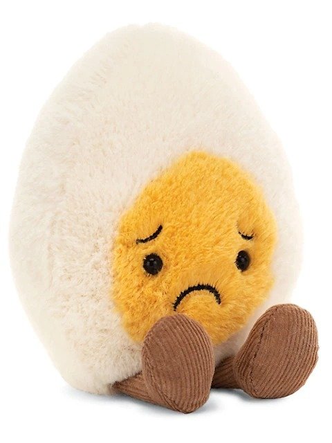 Sorry Boiled Egg Plush