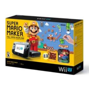 Nintendo Wii U 超级马里奥制造豪华套装（送可选游戏、Amiibo角色和展示架）