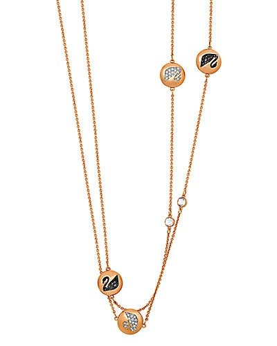 Crystal Hall 18K Rose Gold Plated Necklace