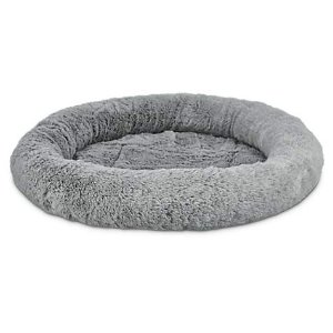 Harmony Oval Cat Bed in Grey, 17" L x 14" W