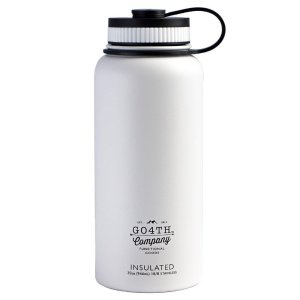 GO4TH True Vacuum Insulated Stainless Steel 32oz Wide Mouth Insulated Water Bottle