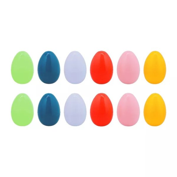 12ct Easter Plastic Eggs Mixed Colors - Spritz&#8482;