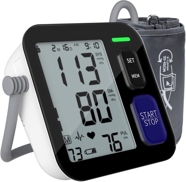.com ALLWIN Blood Pressure Monitor Upper Arm BP Cuff Machine 32.99