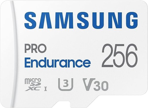 PRO Endurance 256GB MicroSDXC C10, U3, V30