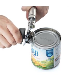 X-Chef Portable Manual Can Tin Opener Stainless Steel Smooth