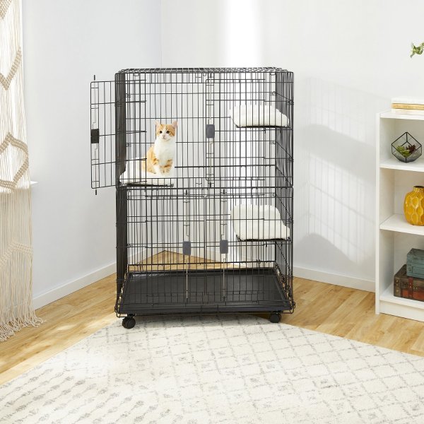 Collapsible Wire Cat Cage Playpen - Chewy.com