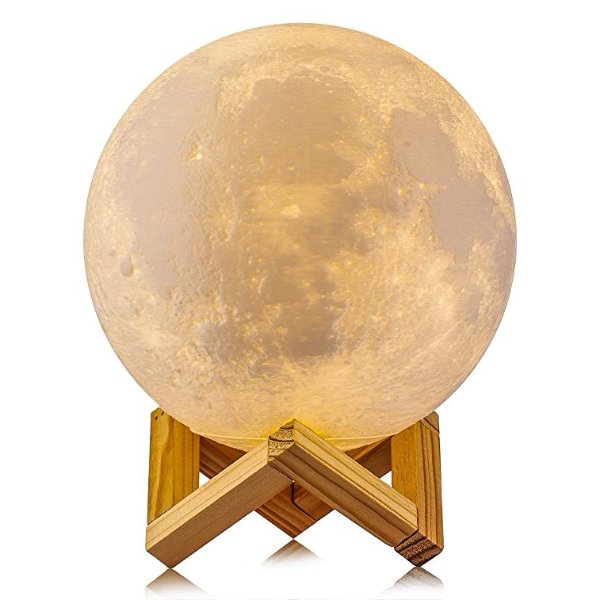 Gahaya Moon Lamp, 3D Printed Light