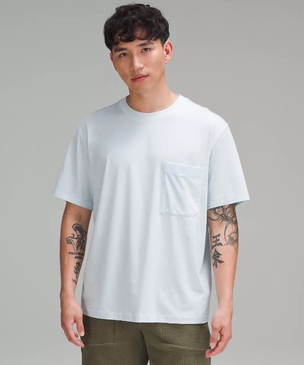 Fundamental Oversized T-Shirt *Pocket | Men's Short Sleeve Shirts & Tee's |