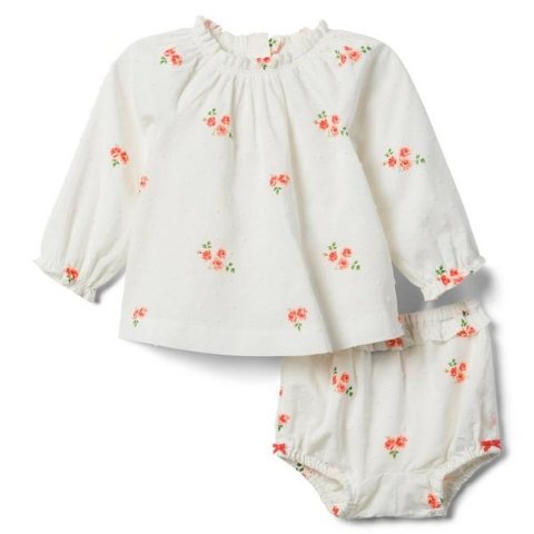 Janie and JackDot Floral Set