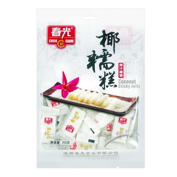 CHUN GUANG Chinese Traditional Coconut Jelly Candy 200g