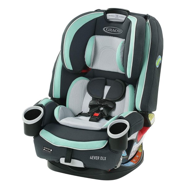4Ever DLX 4-合-1 儿童汽车安全座椅，可用10年