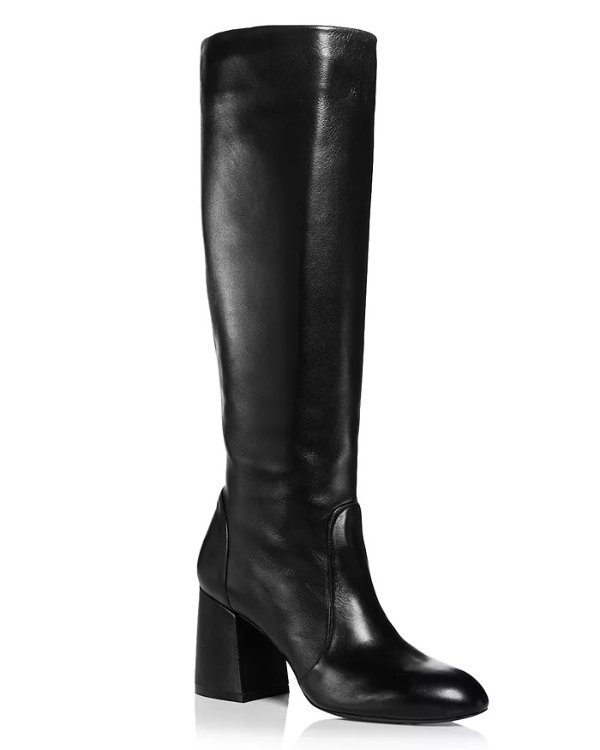 Women's Slouch Block Heel Tall Boots