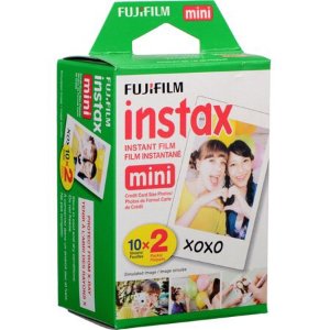 Fujifilm INSTAX Mini Instant Film Twin Pack (White)
