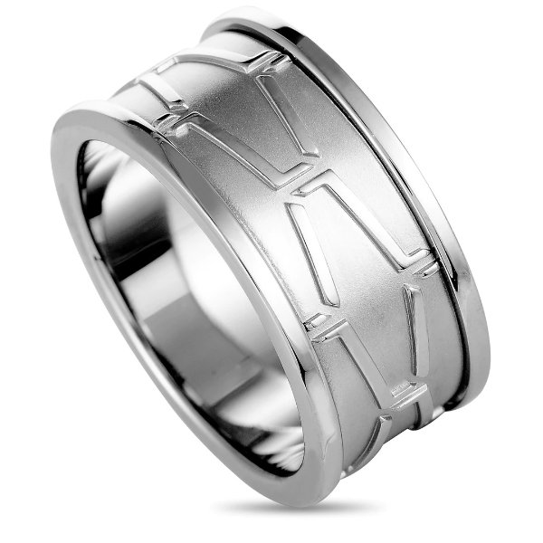 Abstract Stainless Steel Ring KJ3BMR0001-08