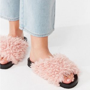Faux Shearling Slide @ Urban Outfitters
