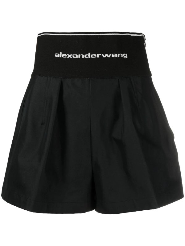 logo-waistband shorts