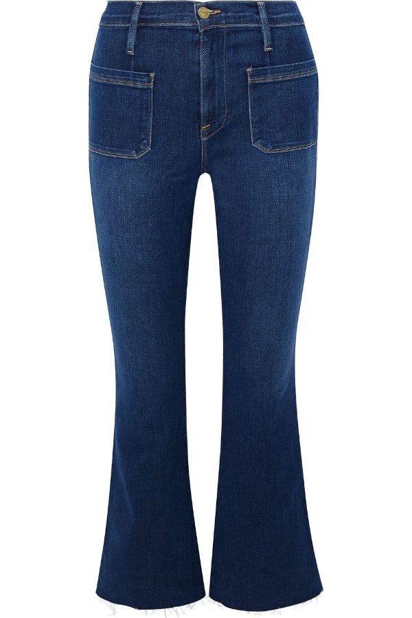 Le Bardot high-rise kick-flare jeans