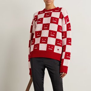 Acne Studios 北欧时尚特卖 格纹羊毛毛衣$308，托特包$270