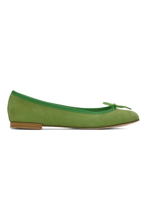 绿色 Cendrillon 芭蕾鞋
