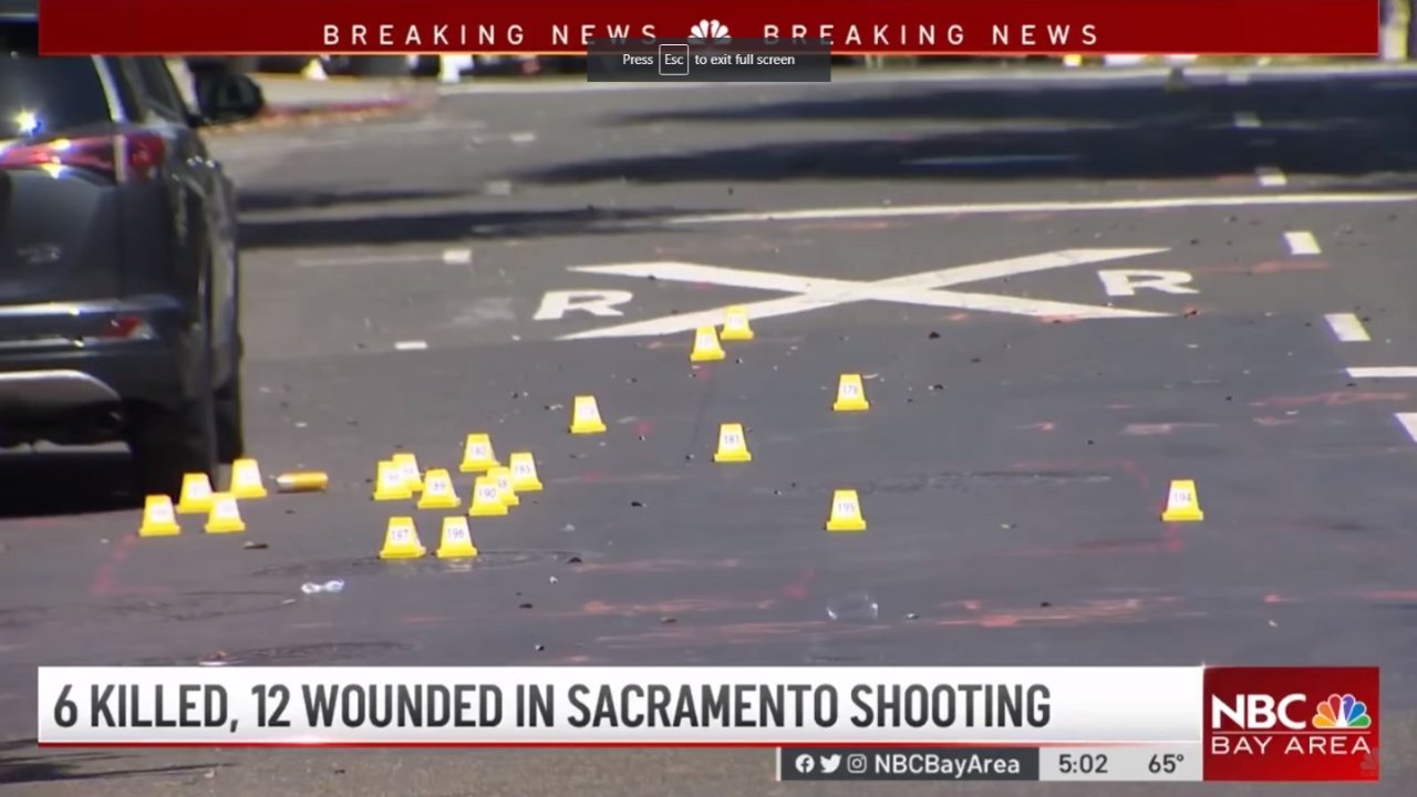 6死12伤！加州首府萨克拉门托周日凌晨发生重大枪击案