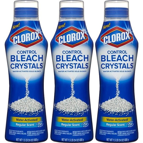 Control Bleach Crystals, Regular, 72 Ounce Bottle