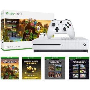 Microsoft Xbox One S 1TB Minecraft Creators Bundle+ $25 Newegg Gift Card