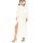Lace Trim Collar Long Blouson Sleeve Maxi Dress