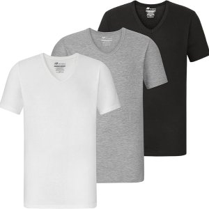 New Balance Men's Cotton Performance V-Neck Undershirt (3 Pack)