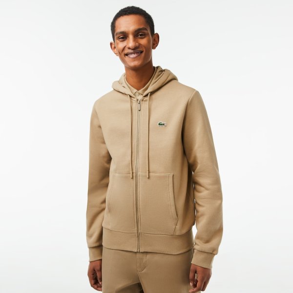 Men's Kangaroo Pocket Fleece Zipped Sweatshirt