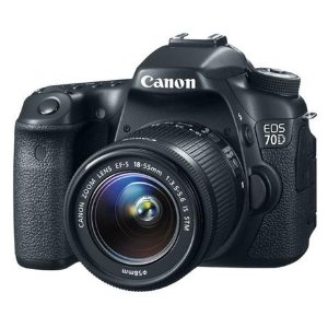 Refurb Canon EOS 70D Digital SLR Camera w/18-55mm Lens